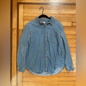 BDG by Urban Outfitters denim button-down, size medium